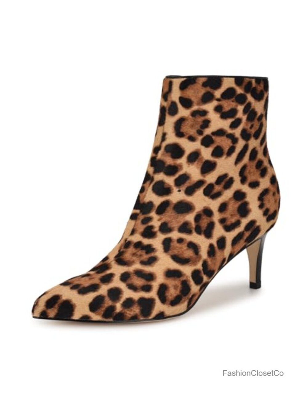 Ankle Bootie with Pointed Toe and Stiletto Heel